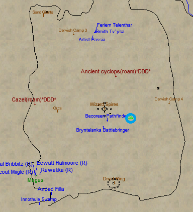 Argin Hiz Burnt Tree Map Location